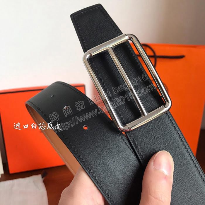 HERMES皮帶 官網同步 雙面小牛皮腰帶 愛馬仕雙面男皮帶  hgh1958